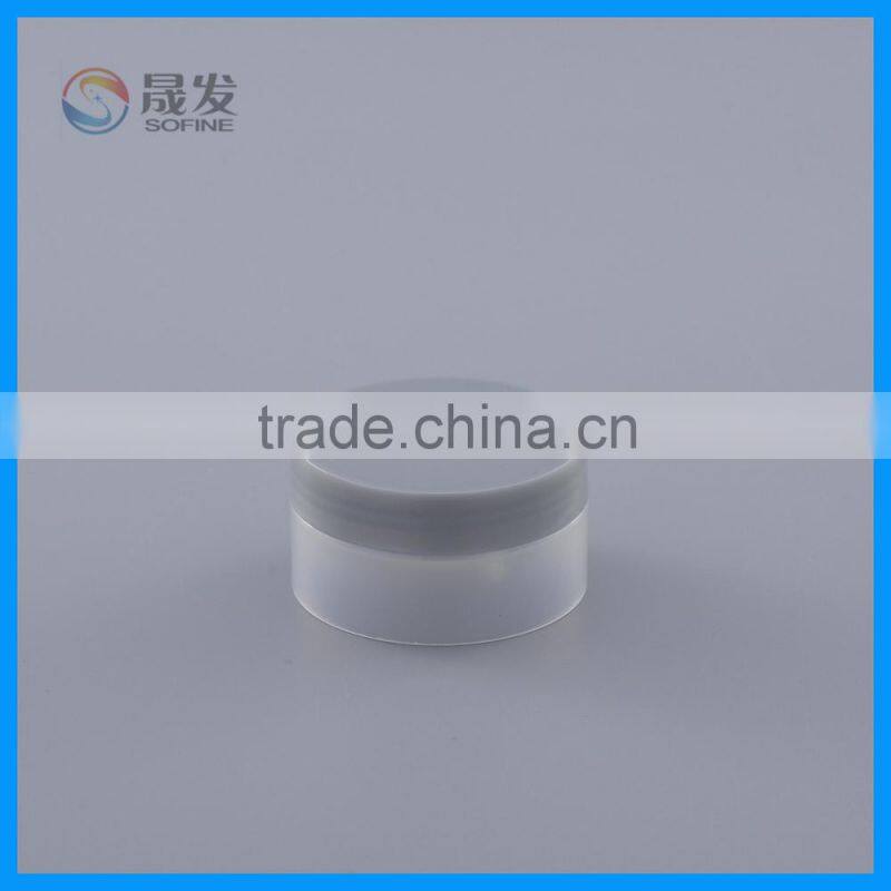 Round pp mini cosmetic empty jar