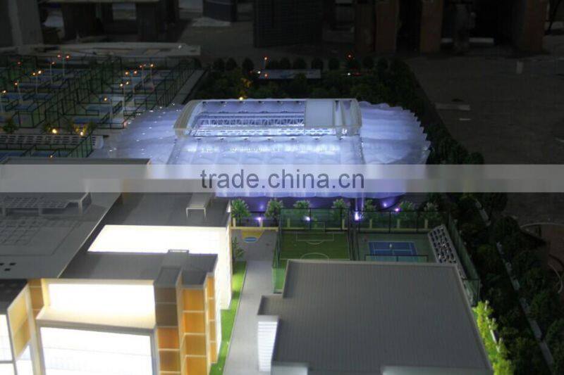 Soccer Stadium 3D Maquette miniature building model