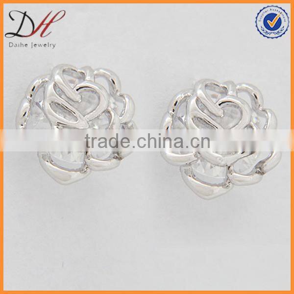 daihe copper shining invisible earrings