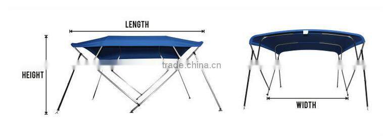4 bow pantoon bimini top supplier with 8 year expereience