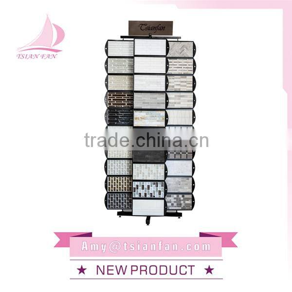 mosaic tile and mable stone iron display stand