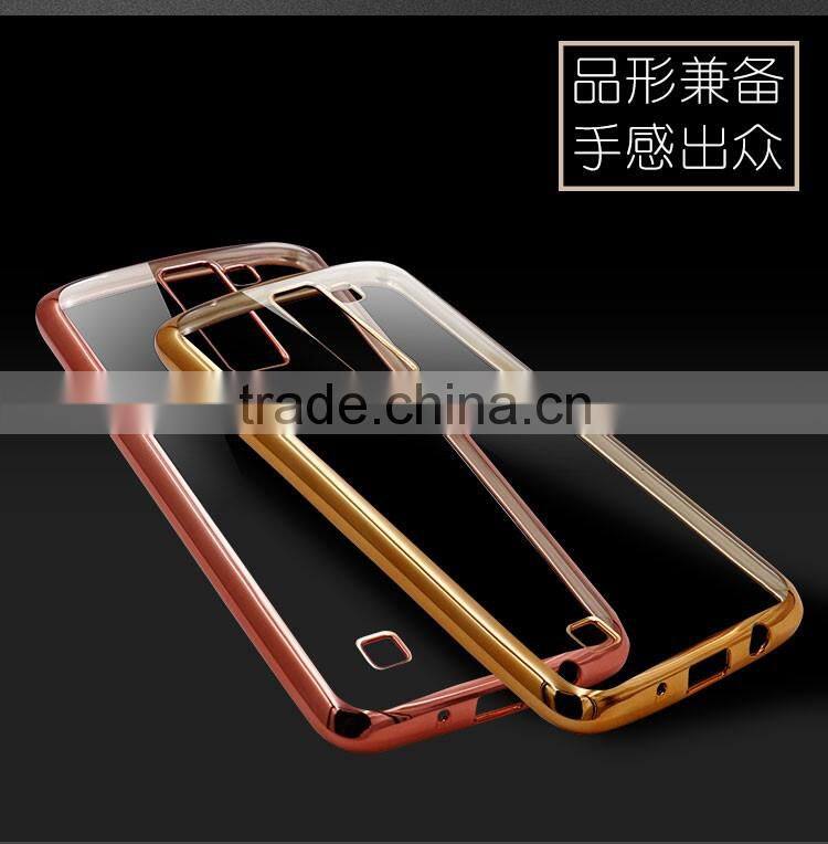 LZB Luxury Electroplating TPU Case for LG K8,For LG K8 Case
