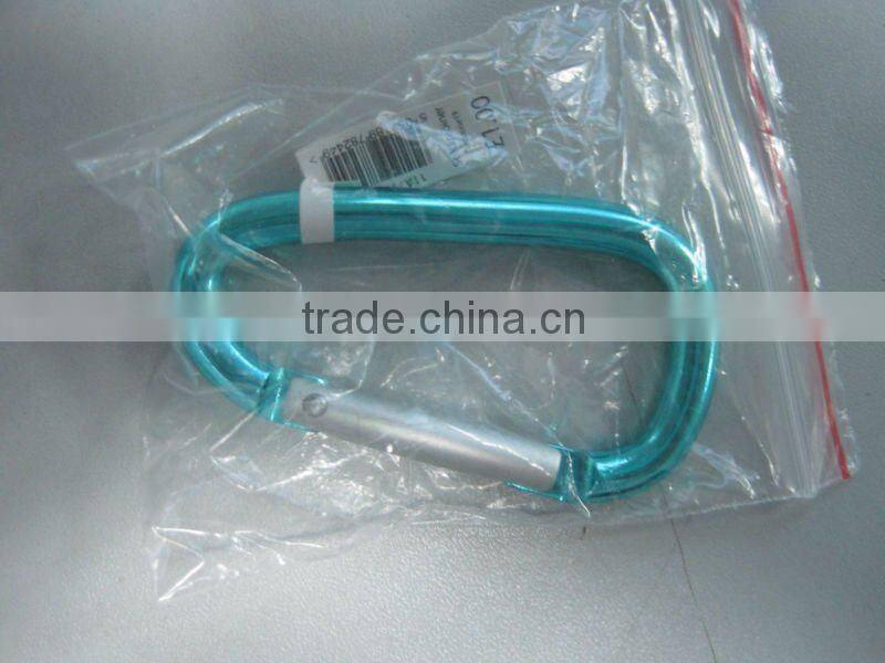 Fish shape ROHS aluminium LED carabiner