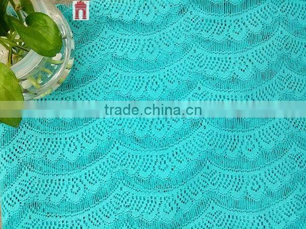 2014 african swiss keqiao shaoxing chemical New Design thick Polyester Embroidery Lace Fabric for garments