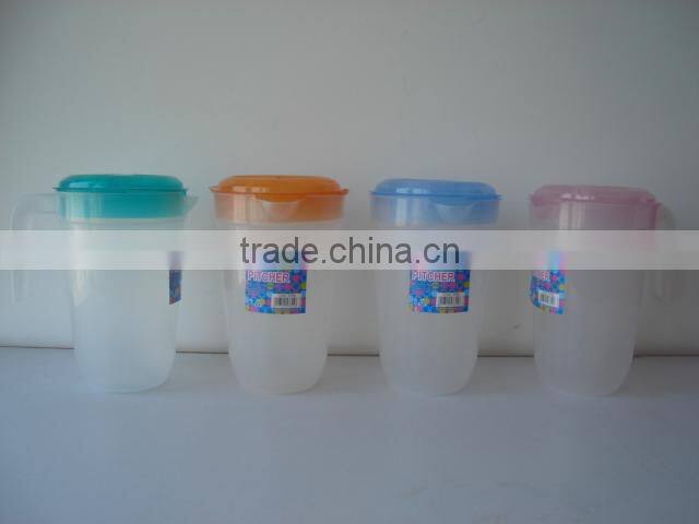Plastic water jug with lid and handle 2L Water pitcher 2L #TG20546