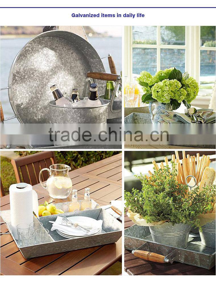 Rectangular Metal Decorative Serving Trays