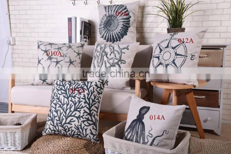 colored flower design polyester cushion covers made in china