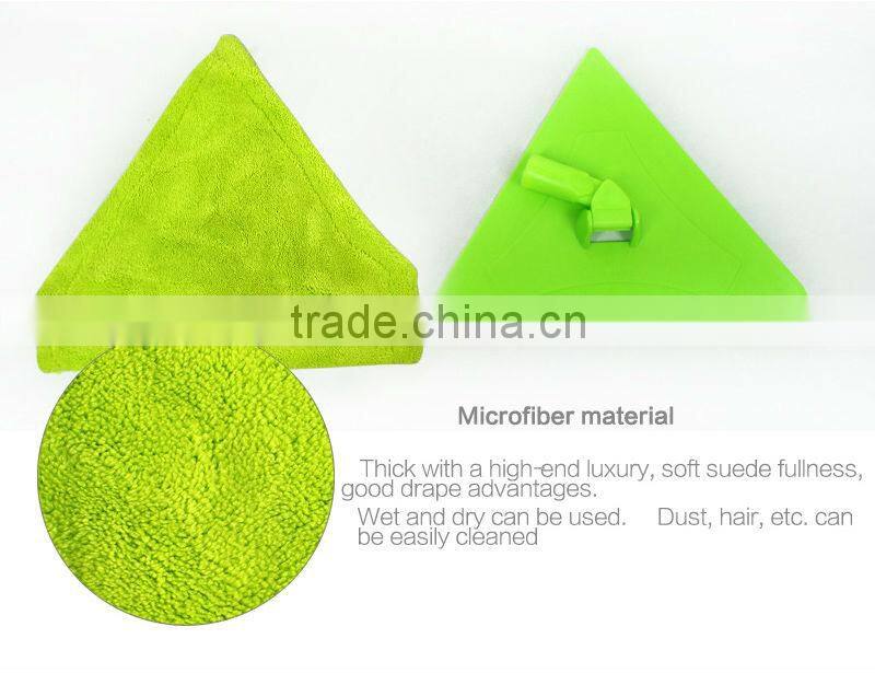 New Triangle Design Reusable Household Economic microfiber refill cleaning flat mop
