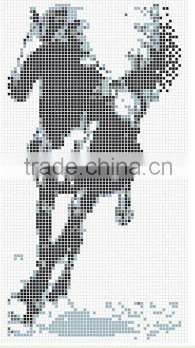 animal horse mosaic art patterns