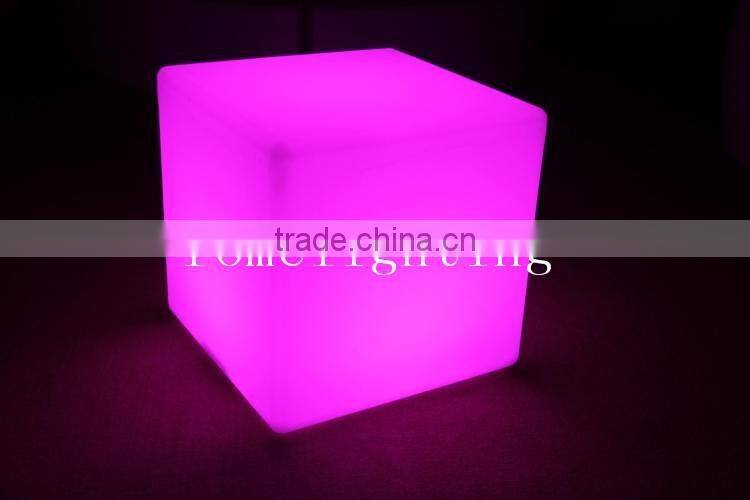 30CM Waterproof plastic homemade christmas ornaments decorations moonlight floating led cube