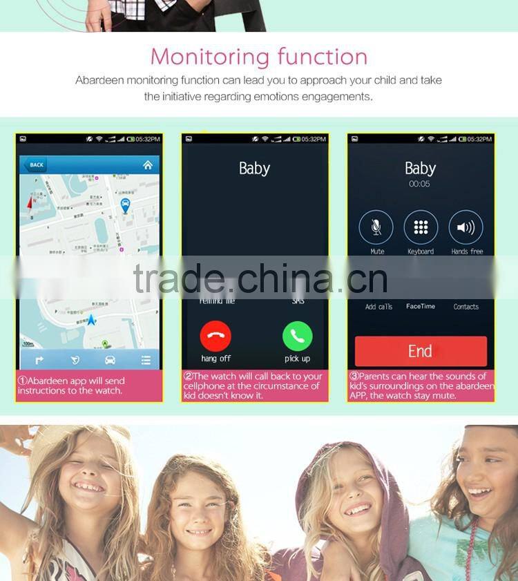 2016 Newest arrival kids gps bracelet kids g36 gps smart watch phone