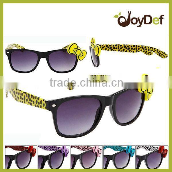 2016 The latest popular two different color frame unique design stylish sunglasses