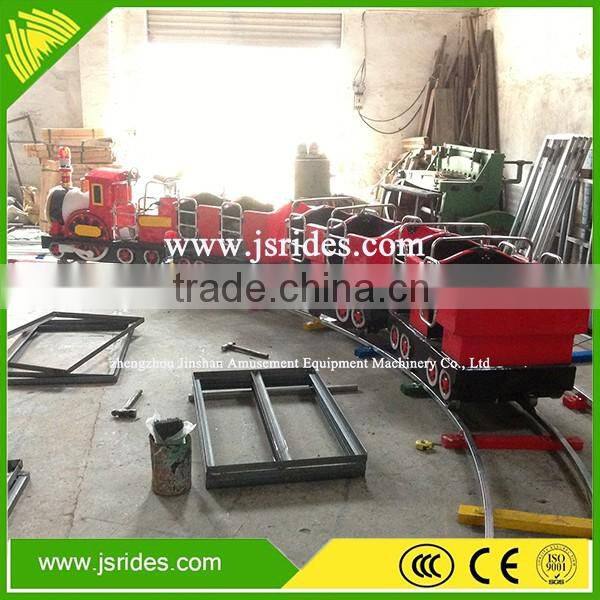 Commerical kids games track train amusement ride electric train ride