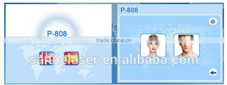 professional laser hair removal machine/P-808 diode laser hair moval