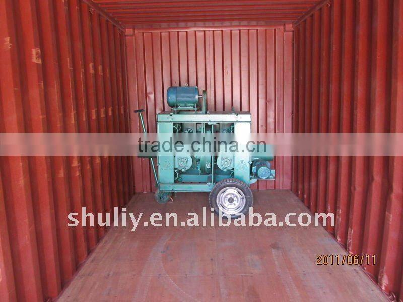 Ring type mobile wood debarker and wood debarker machine