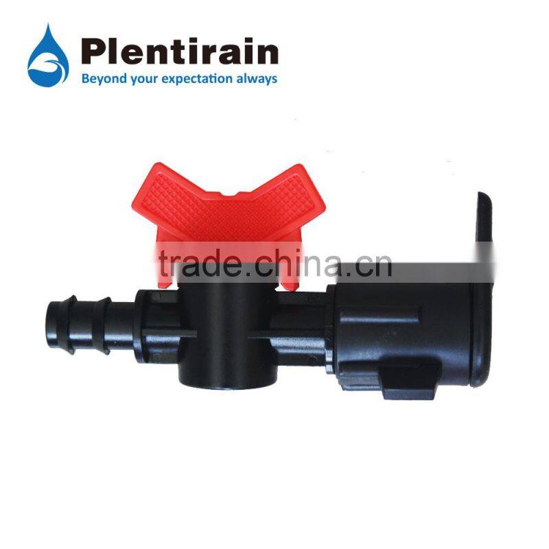 New type plastic mini water valve for drip line and drip tape