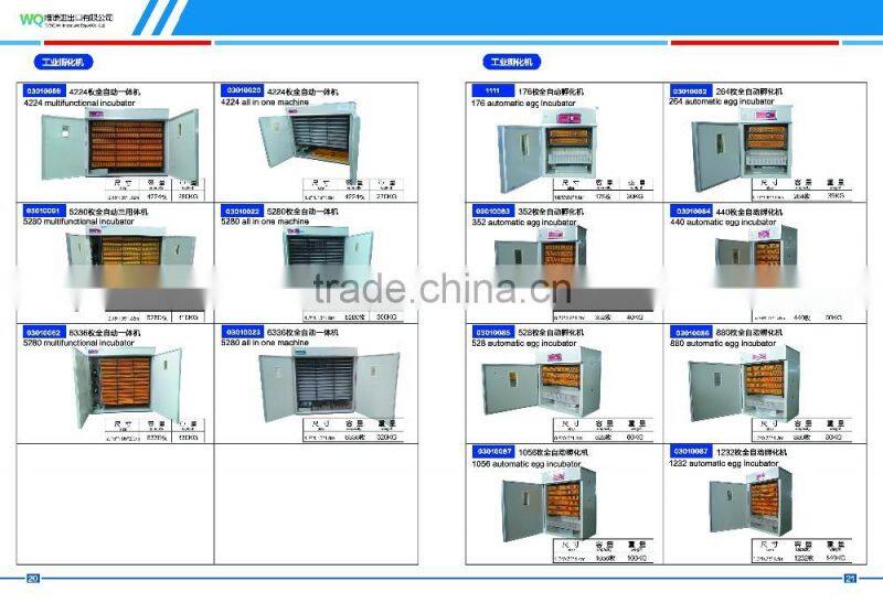 Weiqian new type chicken hatchery machine price,chicken egg incubator mini industrial machine 220 chicken eggs