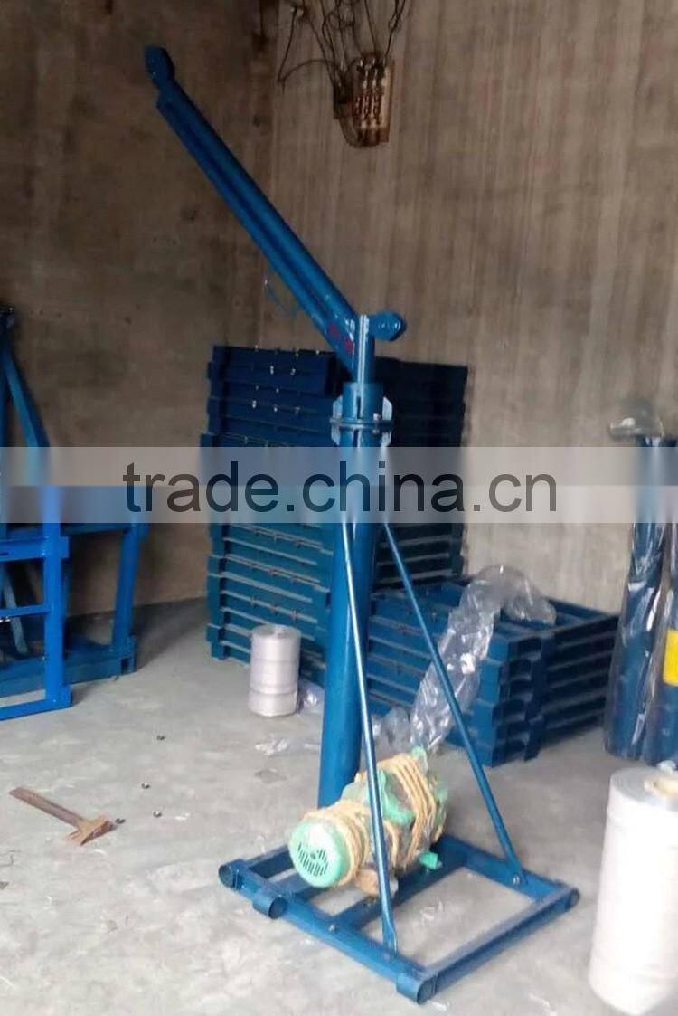 high quality small lift crane and small construction jib crane