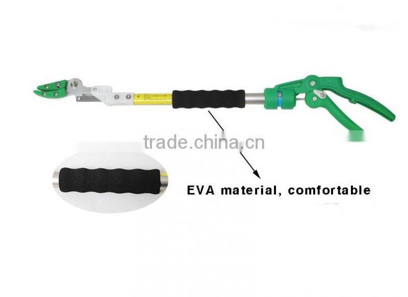 iLOT Stainless Steel Telescopic Extendable Long Reach Tree Pruner Fruit Picker 70.8-122 inch