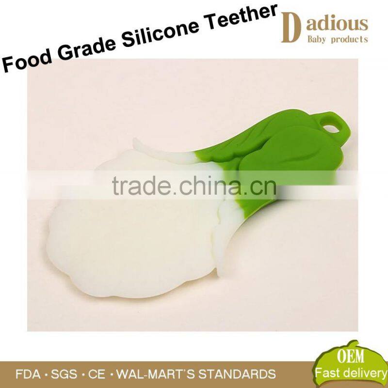 New Design Fruit Shape Silicone Baby Teether With Christmas Gift for Baby