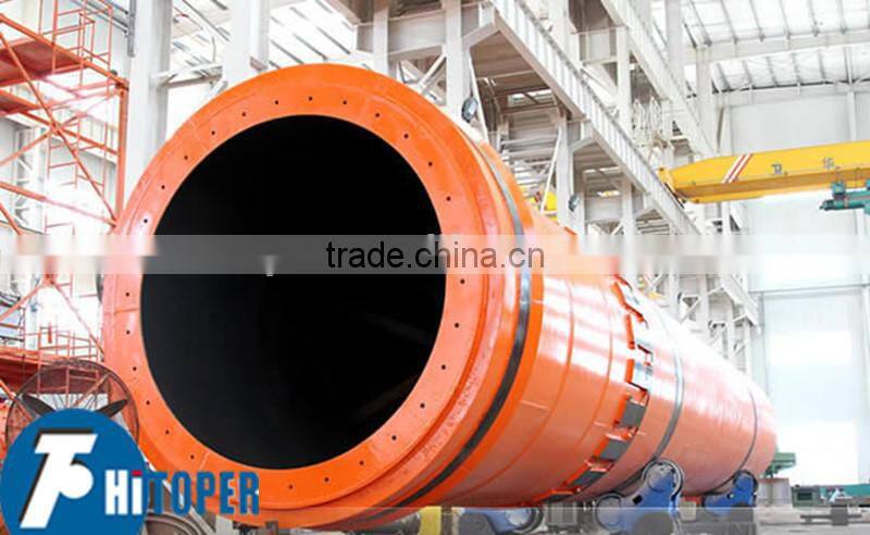 Rotary dryer design of high quality shell plate durable for high temperature