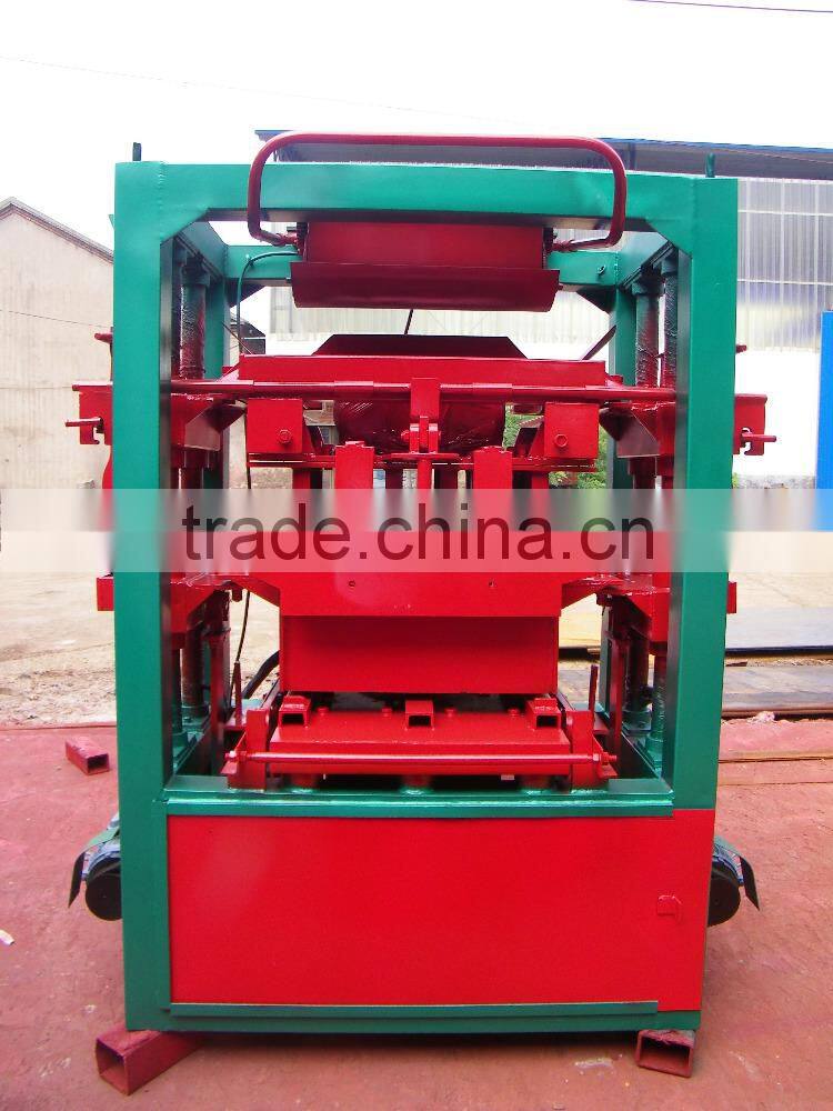 QTJ4-26C concrete brick making machine in Zambia