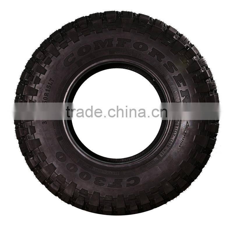 LT235/85R16 AT tires Japan Technology Comforser factory tires