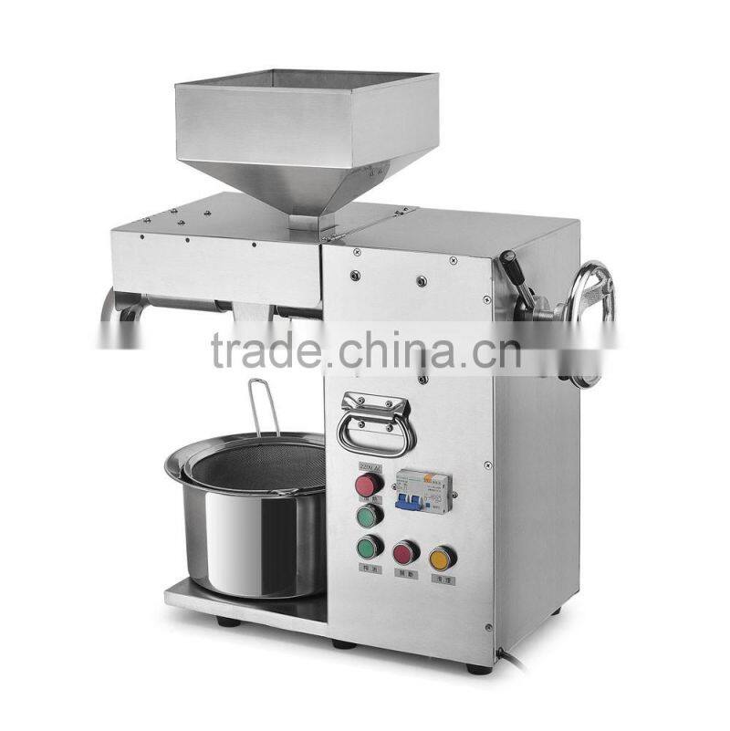 Hot sale mini temperature control peanut oil press machine HJ-P30