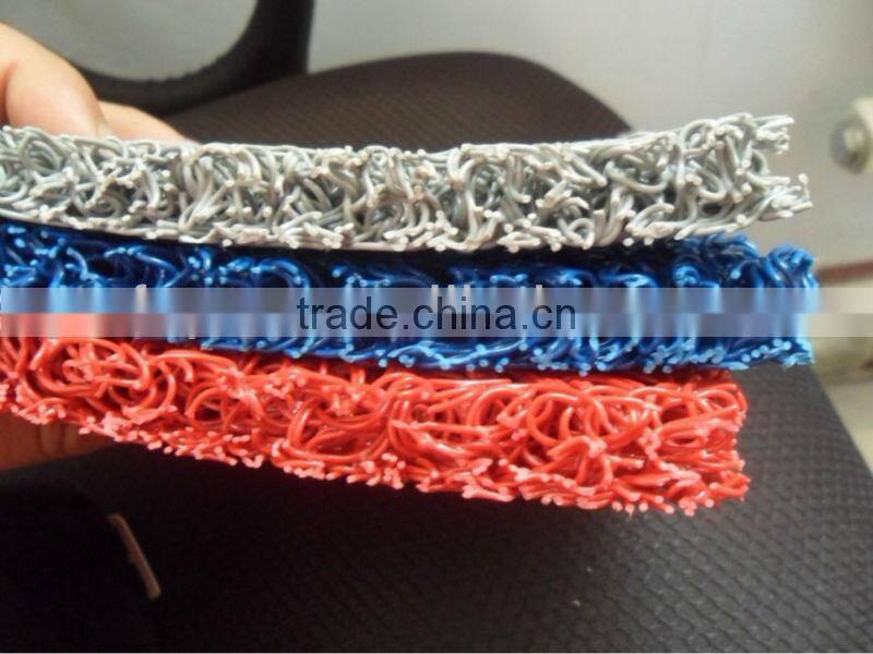 2015New Economic clear vinyl mat, PVC loop mat,vinyl loop mats