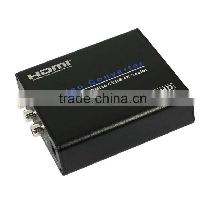 AV/SV to HDMI 4Kx2K@60Hz output Scaler Converter Box