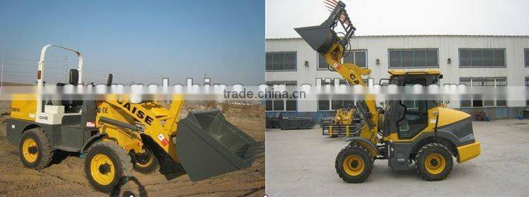 Small Garden Tractor Loader CS910J with Pallet Fork, CE Certificate
