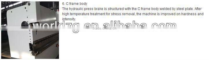 hot compact design CNC wc67y metal plate bending machine with foot pedal price