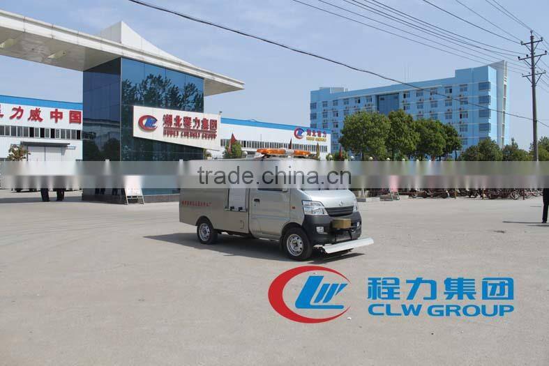 mini high pressure sidewalk washing truck