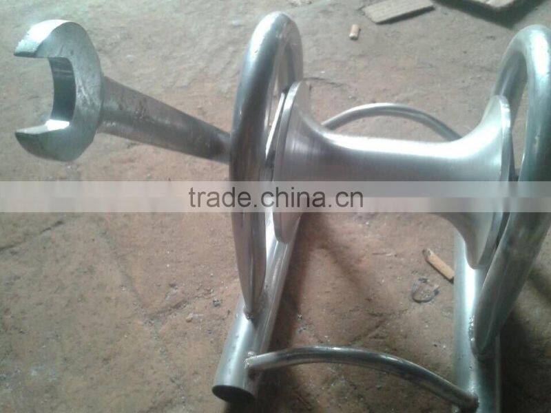 Ground cable roller, cable block