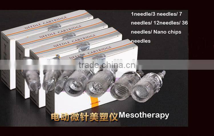 1/3/7/9/12/36/nano/3D needles micro needle derma pen replacement heads needle cartridge with low price