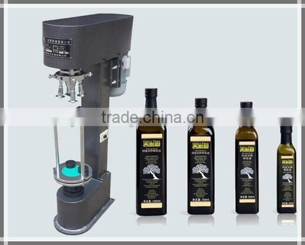 Semi-Automatic Plastic Screw Lid Capping Machine Capper