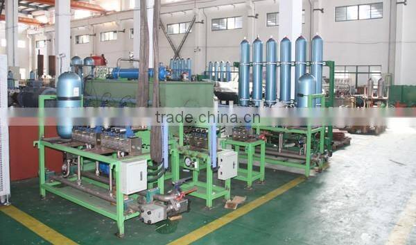 Slab continuous casting and rolling hydraulic system