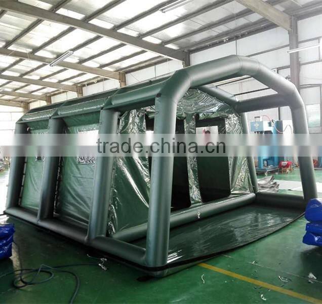 Large Waterproof PVC Tarpaulin and Oxford Fabric Inflatable Tent with rooms