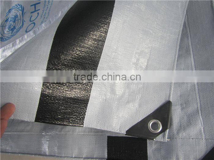 UN purchasing tarpaulin, waterproof covering refugee tarpaulin