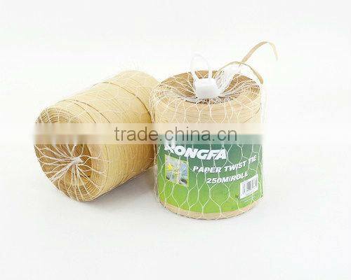 500m Craft Paper Twist Tie With Plastic Net Bag