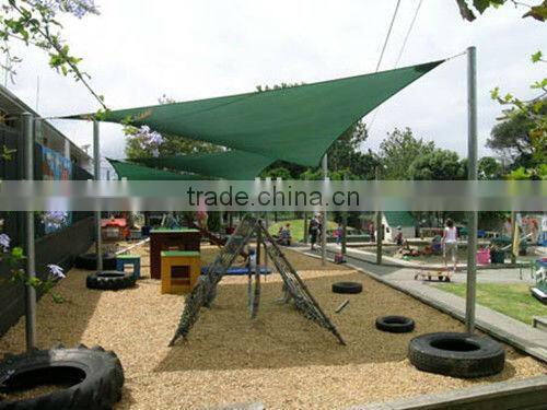 PE beige UV protection triangle sun shade sail