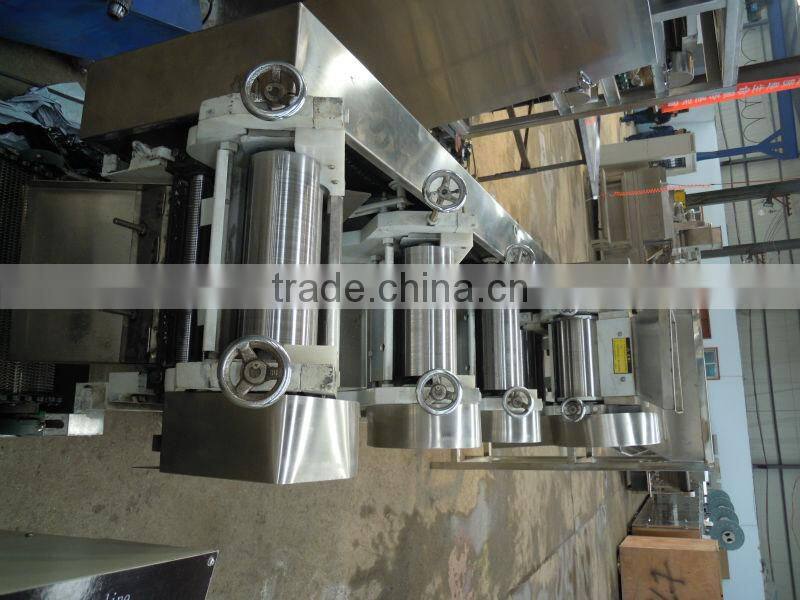 fried food production line in sack machinery
