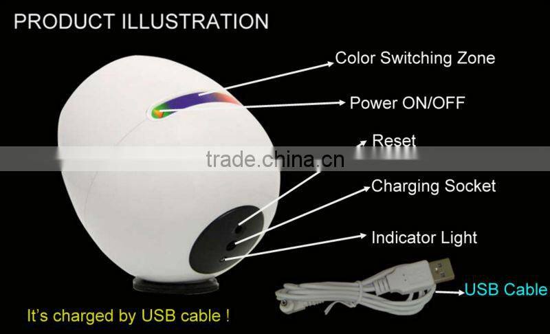 LOVELY touch control 256 color changing LED audio shape lights high technology