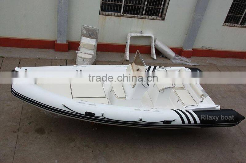 New style cheap RIB680 hypalon inflatable boat