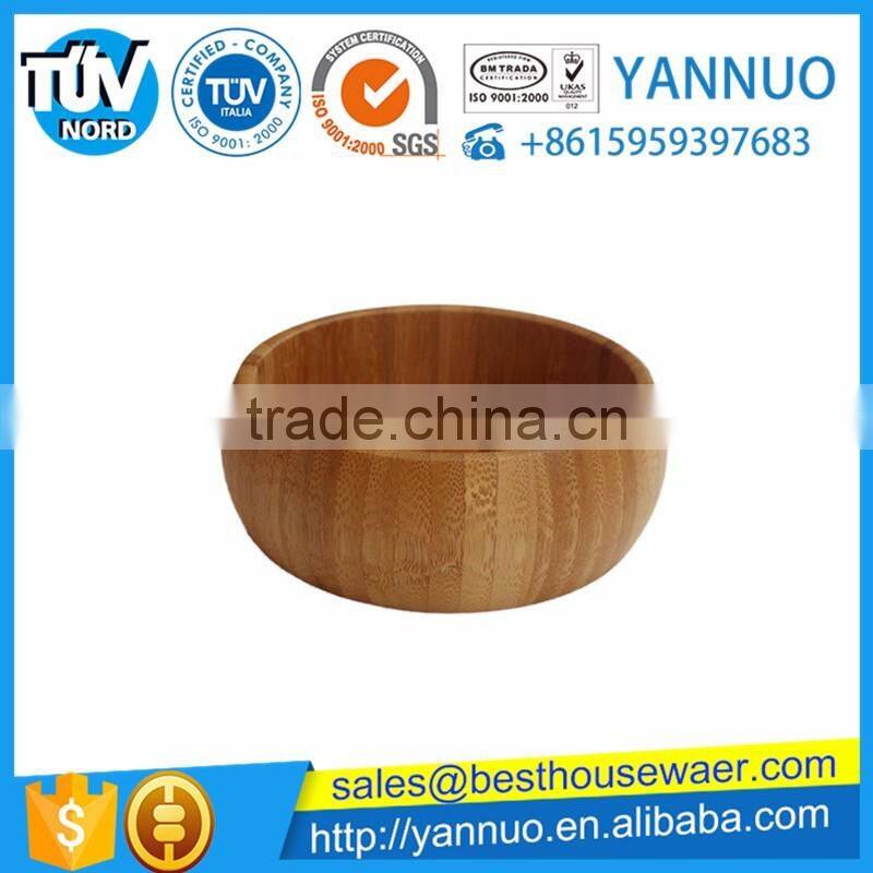 Natural Health Carbonized Bamboo Salad Bowl