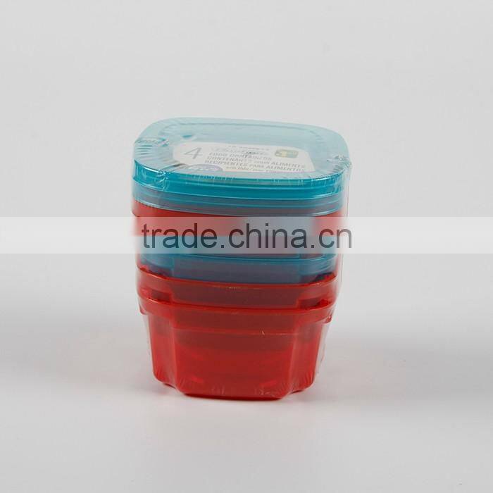 4/S Plastic Small Square Butter Box