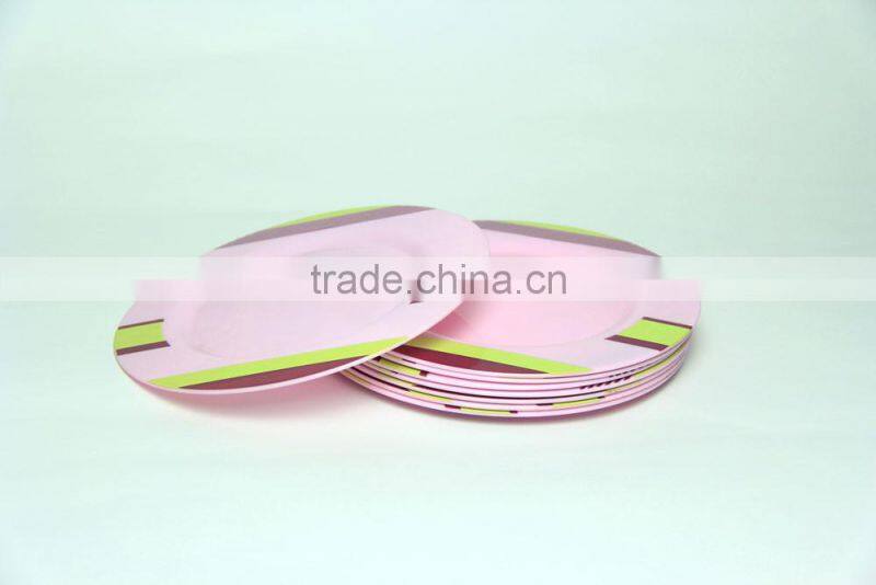 plastic round plate
