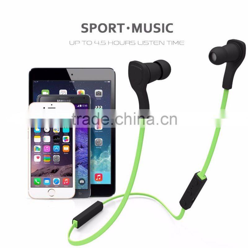 New Factory Cheap Wireless Sport Music Earbuds, Stereo Sweat-proof Bluetooth 4.1 Sport Headsets For Sale