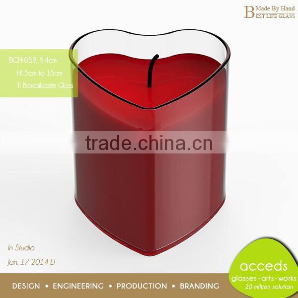 OEM/ODM Cheap Novelty Borosilicate Glass Tea Light Candle Holder
