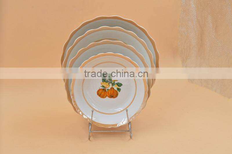 custom printed ceramic dinner plate